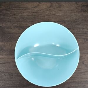 Mar-Crest Melmac Divided Serving Dish Vintage Deep Turquoise.
